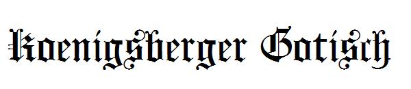 Koenigsberger Gotisch