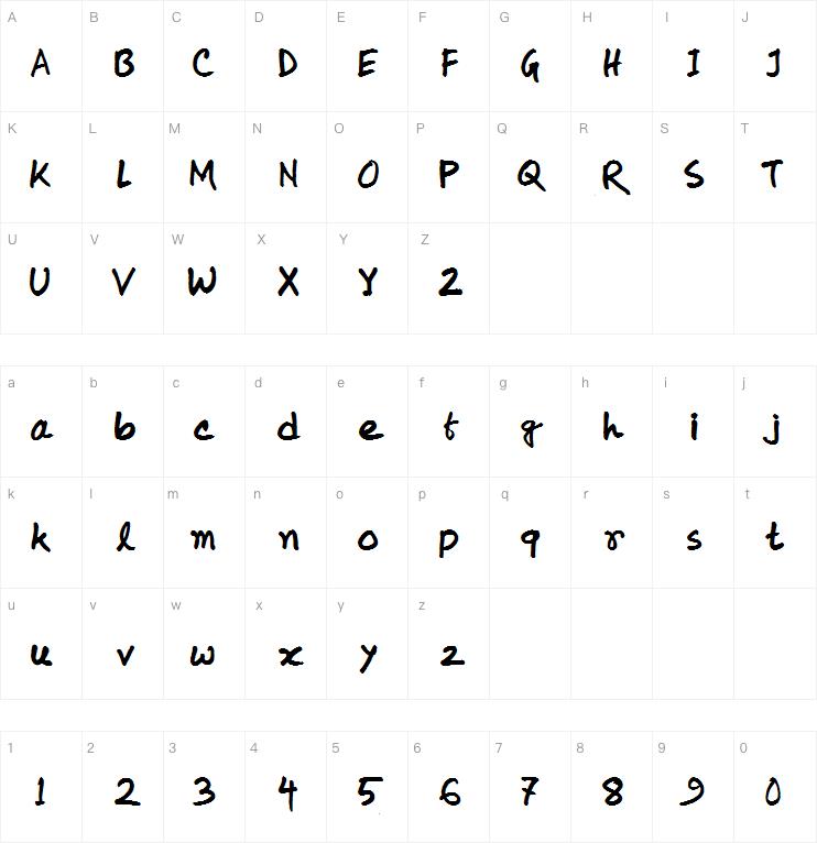 Koly Handwriting字体