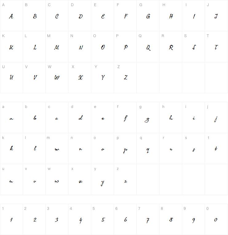 Koma Latin字体