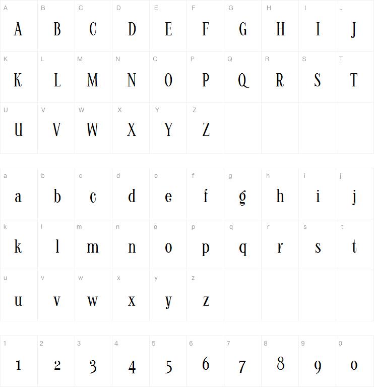 Kontor Display字体