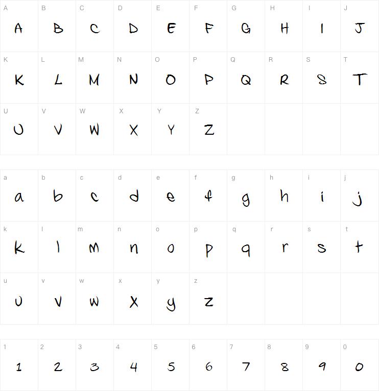 Kosal says hy字体