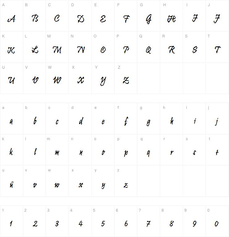 Krugmann Brush字体