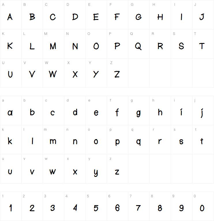 Ktn Fingerwriting字体