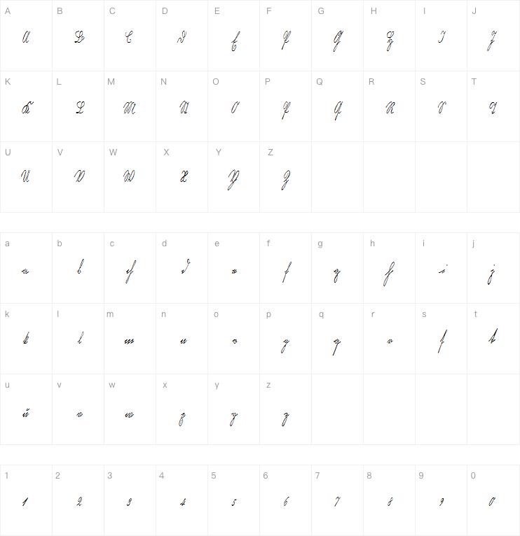 Kurrent Kupferstich Thin字体