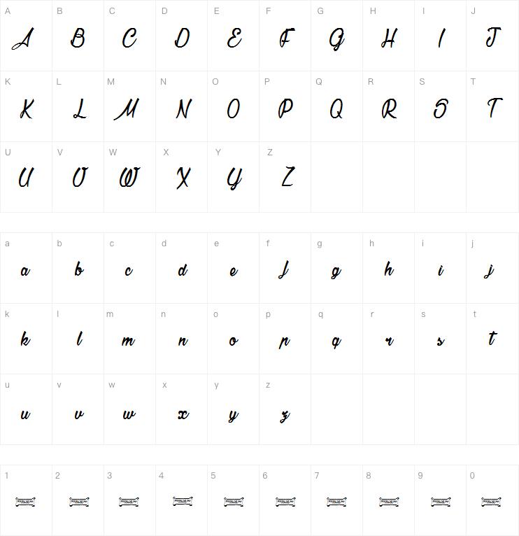 La Cithare字体