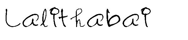 Lalithabai字体
