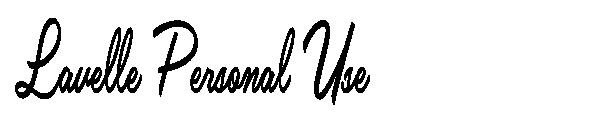 Lavelle Personal Use