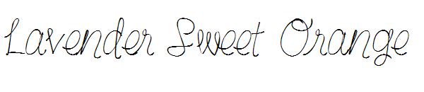 Lavender Sweet Orange