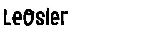 LeOsler字体