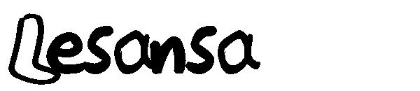 Lesansa字体