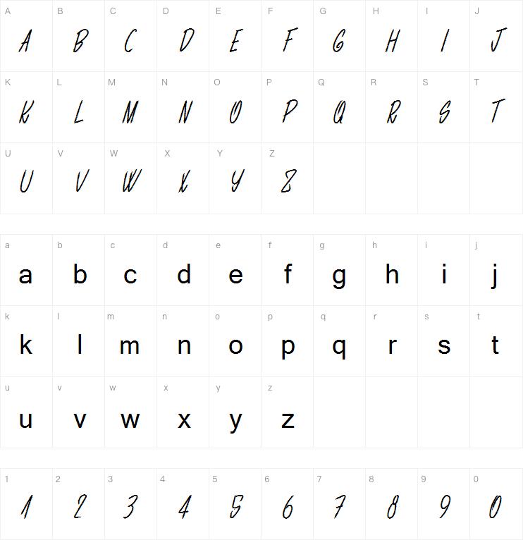 Les carottes sont fraiches字体