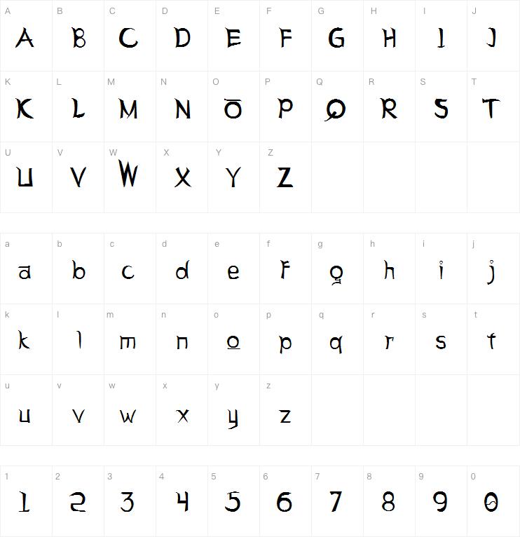 Letter Sseungi字体