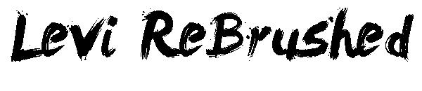 Levi ReBrushed字体