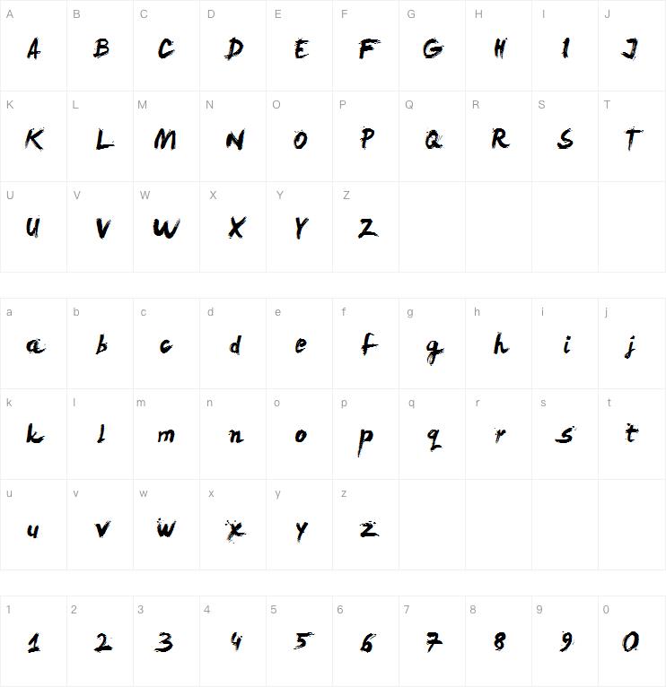 Levi ReBrushed字体