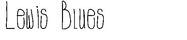 Lewis Blues字体