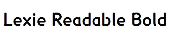Lexie Readable Bold