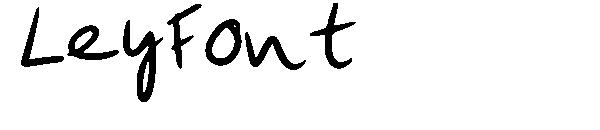 LeyFont字体