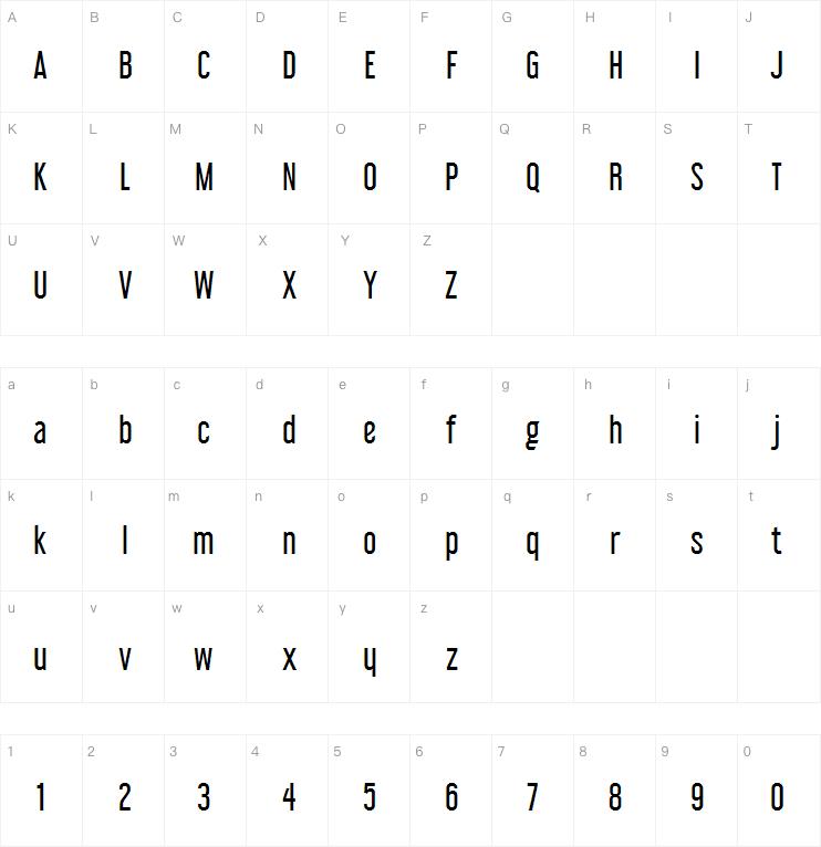 Libel Suit字体