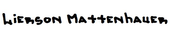 Lierson Mattenhauer字体