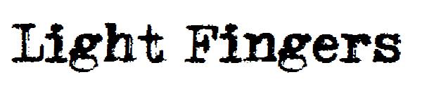 Light Fingers字体