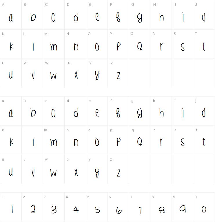 Lil Tasty Goods字体