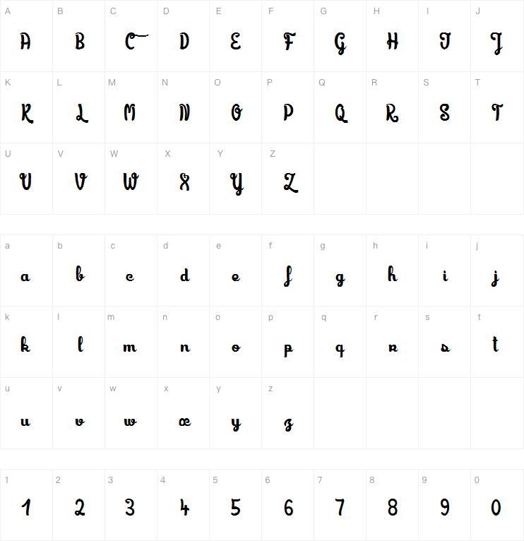 Limonade de Camomille字体
