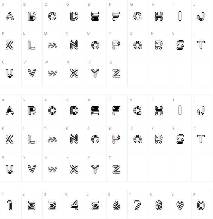 lineat iii字体