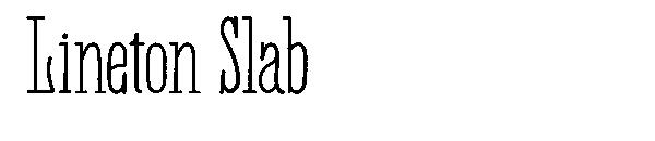 Lineton Slab字体