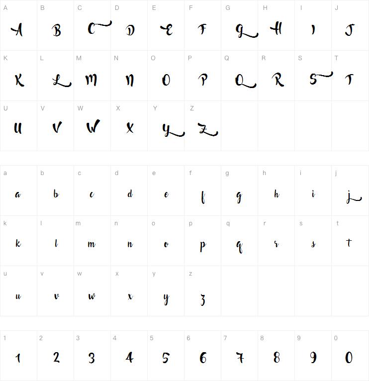 Lost in Wild字体