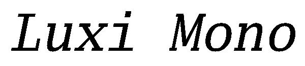 Luxi Mono字体