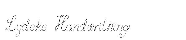 Lydeke Handwrithing