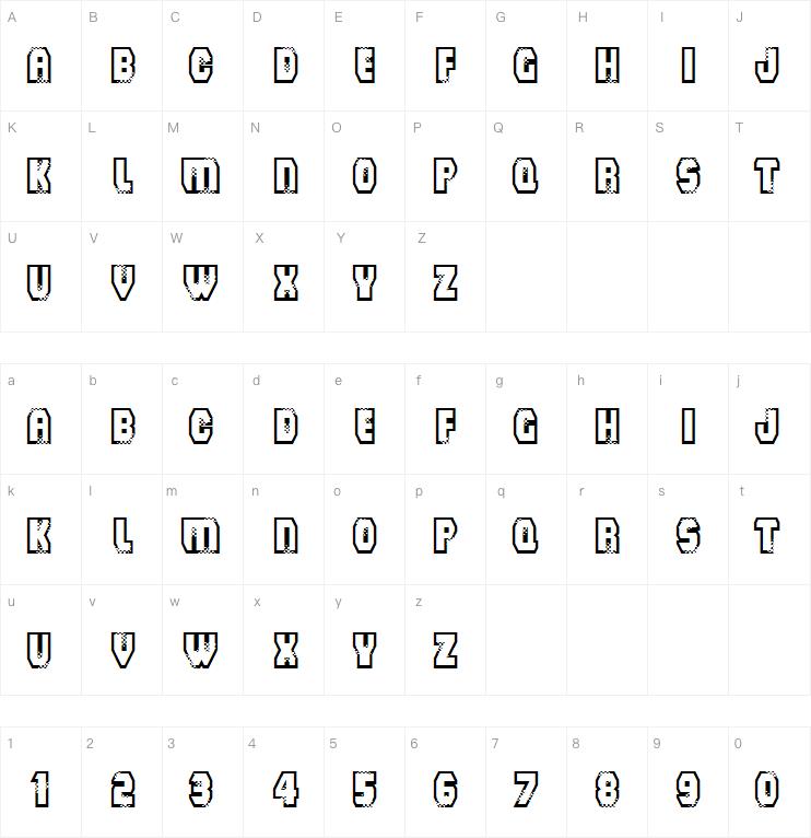 Mad Groove Blast字体