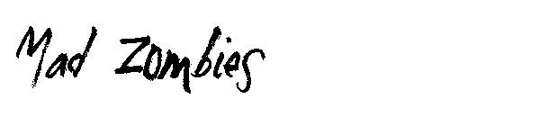 Mad Zombies字体
