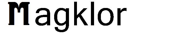 Magklor字体