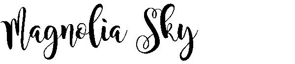 Magnolia Sky字体