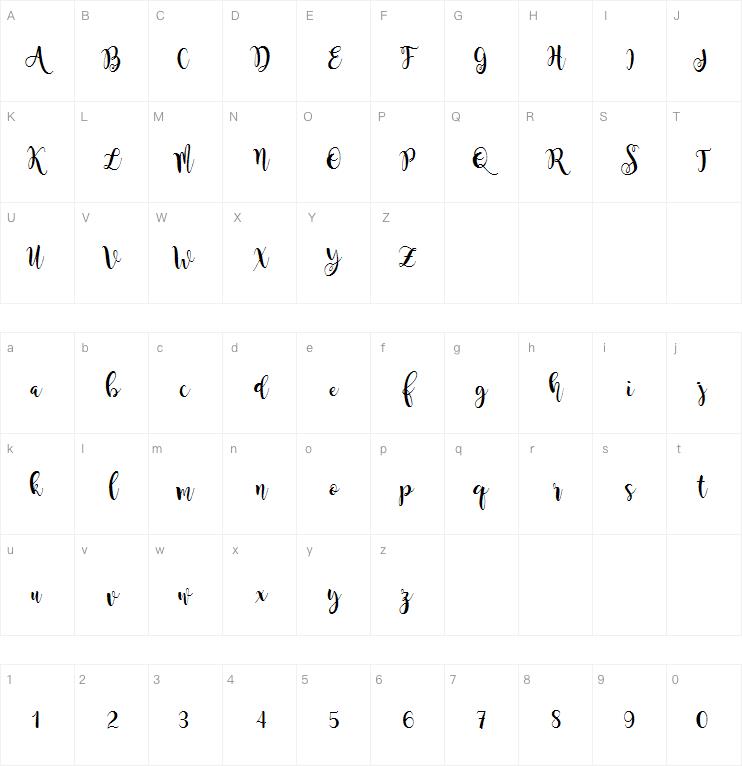 Magnolia Sky字体