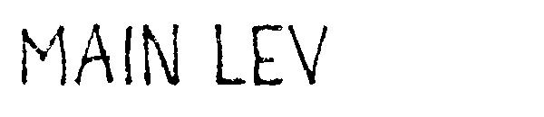 Main lev字体
