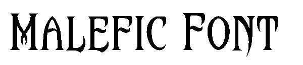 Malefic Font
