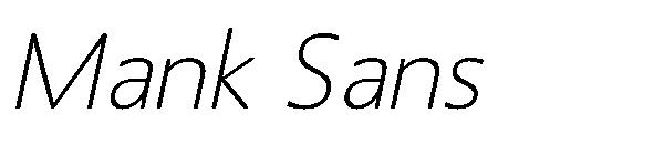 Mank Sans