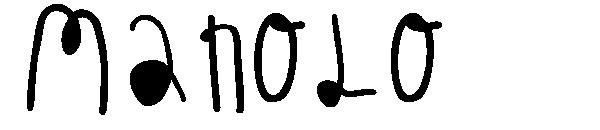 Manolo字体