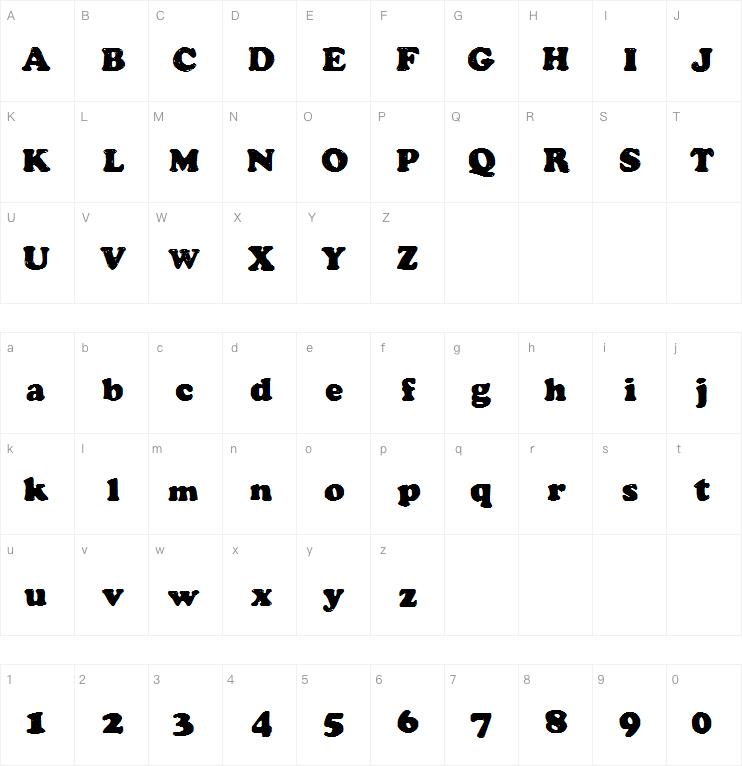 Manual Cookie Bucket字体