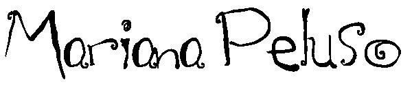 Mariana Peluso字体