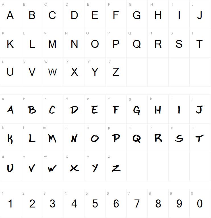 Marker Garbage字体