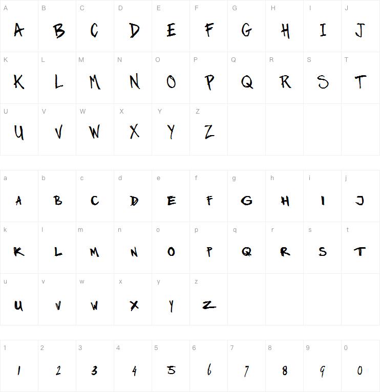 Marker Twins字体