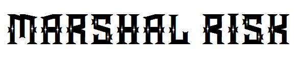 Marshal Risk字体