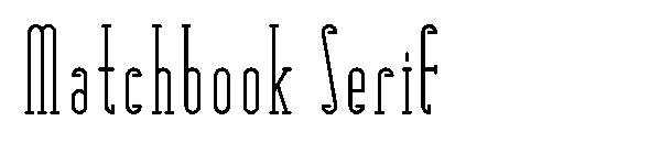 Matchbook Serif