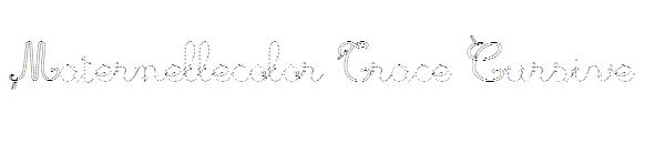 Maternellecolor Trace Cursive字体