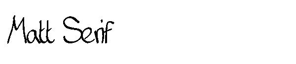 Matt Serif