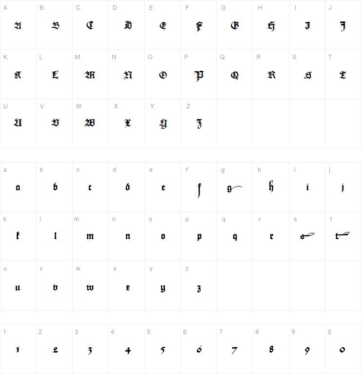 Maximilian Zier字体