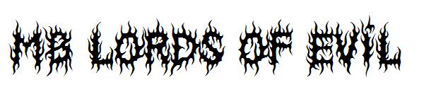 MB Lords Of Evil字体